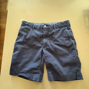 Polo Ralph Lauren Navy Textured Shorts